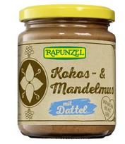 Kokosų ir migdolų riešutų kremas su datulėmis, ekologiškas, Rapunzel, 250 g