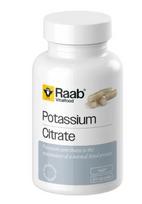 Raab Vitalfood Kalio citratas. Maisto papildas, 60 tabl.