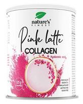 Gėrimo milteliai „Pink Collagen Latte“, Nature’s Finest 125g.