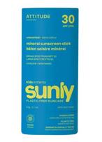 Apsauginis veido pieštukas nuo saulės vaikams SPF30, bekvapis, bekvapis, Attitude, 60 g.