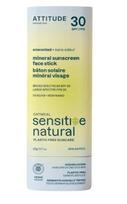 Apsauginis veido pieštukas nuo saulės jautriai odai SPF30, bekvapis, Attitude, 20 g.
