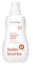 Koncentruotas skalbiklis vaikų rūbams „Pear Nectar“, Attitude, 1050 ml.