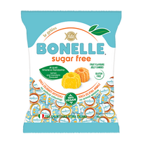 Bonelle minkšti citrusiniai želė saldainukai BE CUKRAUS 90g, Bonelle