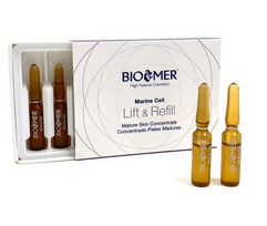 BioMer stangrinamojo poveikio veido koncentratas LIFT & REFILL su peptidais (5 vnt. x 2ml), BioMer