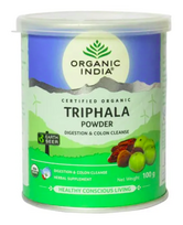 Trifala milteliais. Maisto papildas, ekologiškas, Organic India, 100g
