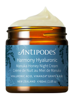 Odą šviesinantis ir drėkinantis naktinis kremas su manuka medumi, Antipodes 60 ml