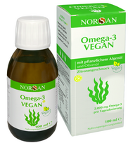 Omega-3 Vegan, aliejus, 100 ml, Norsan