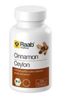 Raab Vitalfood Ceilono cinamonas. Maisto papildas, ekologiškas, 90kaps.