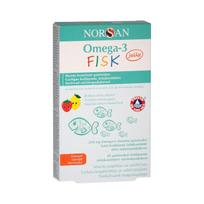 Omega-3 FISK Jelly, želatininės pastilės, 45vnt., Norsan