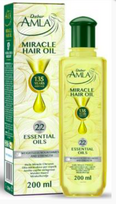 Aliejus plaukams Dabur Amla Miracle oil, 200ml