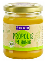 Medus su propoliu, ekologiškas, HOYER, 250g