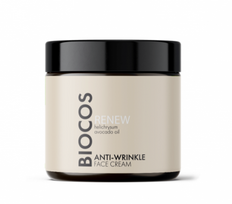 Priešraukšlinis veido kremas brandžiai odai ANTI - WRINKLE, BIOCOS, 60ml