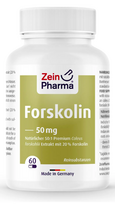 Forskolinas 50 mg, Zein Pharma 60 kaps.