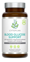 GTF chromas, magnis ir mineralų kompleksas su cinamonu „Blood Glucose Support“. Maisto papildas, Cytoplan 60 vnt