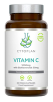 Vitaminas C su bioflavonoidais. Maisto papildas Cytoplan, 60kaps.