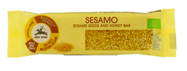 Sezamų ir medaus batonėlis, ekologiškas, Alce Nero, 22 g