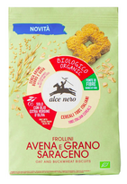 Sausainiai su avižomis ir grikiais, ekologiški, Alce Nero, 250 g
