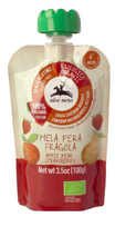 Obuolių, kriaušių ir braškių tyrelė, ekologiška, Alce Nero, 100g