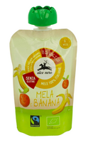 Obuolių ir bananų tyrelė, ekologiška, Alce Nero, 100g