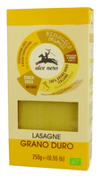 Kietųjų kviečių makaronai lazanijai, ekologiški, Alce Nero, 250 g