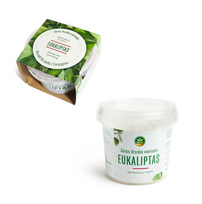 Jūros druska vonioms EUKALIPTAS, 350 g, Mėta