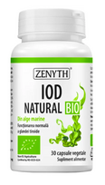 Jodas NATURAL. Maisto papildas, ekologiškas 30kaps. Zenyth
