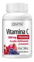 Vitaminas C PREMIUM. Maisto papildas 60kaps. Zenyth