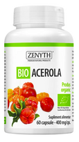 Maisto papildas BIO ACEROLA, ekologiškas 60kaps. Zenyth