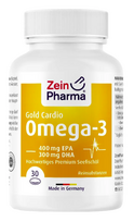Omega-3 Gold širdžiai. Maisto papildas, Zein Pharma 30kaps.