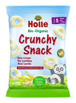 Ryžių ir lęšių traškučiai, kūdikiams nuo 8 mėn., ekologiški, Holle, 25 g