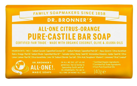 Kastilijos muilas su citrusais, ekologiškas 140 g, Dr. Bronner's