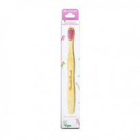 HUMBLE BRUSH vaikiškas dantų šepetėlis, itin minkštas (Ultra Soft), rožinė spalva, 1 vnt.