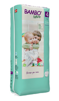 BAMBO ekologiškos sauskelnės NATURE 4 (7-14 kg), 48 vnt.