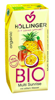 Sulčių gėrimas MULTI SUNRISE, ekologiškas, Höllinger, 200 ml
