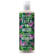 Levandų ir pelargonijų kondicionierius normaliems ir sausiems plaukams, Faith in Nature, 400 ml