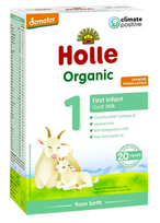 Pradinio maitinimo ožkų pieno mišinys kūdikiams nuo gimimo Nr. 1, biodinaminis, Holle, 400 g