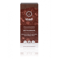 Augaliniai plaukų dažai "Vidutinio rudumo", Khadi Naturprodukte, 100g