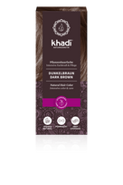 Augaliniai plaukų dažai "Tamsiai ruda", Khadi Naturprodukte, 100g