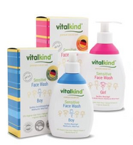 Švelnus veido prausiklis, Vitalkind, 200ml