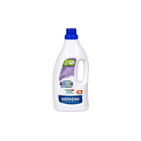 Skystas skalbiklis spalvotiems audiniams su levandų aromatu, Sodasan, 1.5l