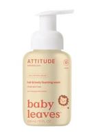 Putojantis kūno ir plaukučių prausiklis su kriaušių aromatu, Attitude, 295ml