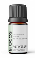 Vetiverijų eterinis aliejus, BIOCOS