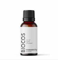 Nimbamedžių aliejus, ekologiškas, 30ml BIOCOS