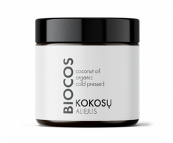 Šviežių kokosų aliejus, ekologiškas 60ml, BIOCOS