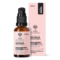 Ypač grynas hialurono serumas veidui su šeivam. ekstraktu, GG's True Organics, 30ml