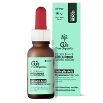 Salicilo rūgšties ir hialurono serumas veidui, GG's True Organics, 30ml