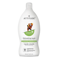 Indų ploviklis su žaliųjų obuolių ir bazilikų aromatu, Attitude, 700ml