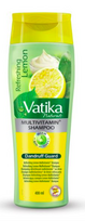 Šampūnas nuo pleiskanų DABUR VATIKA Lemon, 400 ml