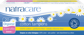 Tamponai Super Plus NATRACARE, 20 vnt.