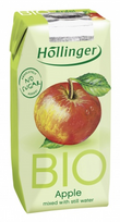 Ekologiškas obuolių sulčių gėrimas, Höllinger, 200 ml